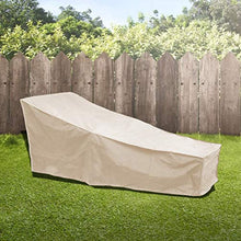 Weikeya, copertura impermeabile per mobili da giardino, 208 x 76 x 41 cm, in poliestere