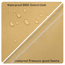 Sunkorto Table And Chair Cover Set, Waterproof, Wear Resistant, 239 cm, Light Brown