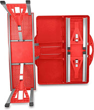 CASTOR Tavolo da Picnic all'aperto Tavolo da Tavolo Pieghevole 'con posti a Sedere per 4, Rosso BBQ Party Table