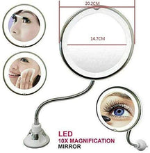 Specchio Specchi per Il Trucco 10x ingranditore LED Parete Luminoso 360 360 Bagno Rotazione