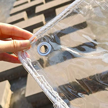 Trasparentes Telone Occhiellato, Copertura in Telo Trasparente Protezione Solare Coperture A Terra per Rimorchio per Camion, Telone Impermeabile Pesante (Color : Clear, Size : 1X1M)