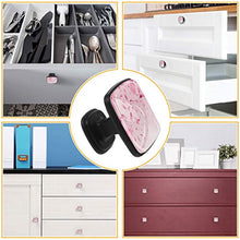 Pink sakura falling petals background Pomelli per Porta Set di 4 Pomelli per Mobili Manopole per Cassetti Cucina Armadio Vetro