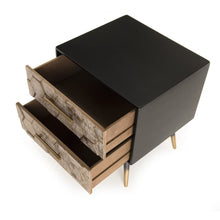 Macabane Dalie - Cassetti in abete, 44 x 38 x 50 cm, colore: Nero
