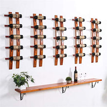 LHQ-HQ Wine Rack Legno a Parete Supporto di Vetro di Vino