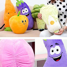 Black Temptation Cuscino Creativo di Verdure Cuscino 3D Cuscino Peluche Posteriore Vita, Chili, 28Cm