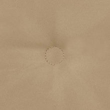UnfadeMemory Cuscini per Sedie da Giardino 4 pz Beige 100x50x3 cm