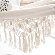 Amaca da giardino portatile da spiaggia, amaca da appendere in macramè, con frange, doppia amaca per interni, decorazione per la casa, 200 cm x 150 cm