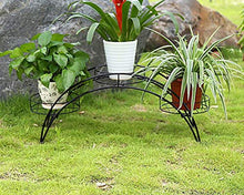 Mensole Portafiori Eleganti in Metallo ad Arco in Metallo con Supporto da Giardino, O&YQ