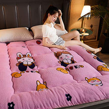 QVIVI Materasso Futon da Pavimento, Materassino Tatami Addensato Materassi Letto Futon Pieghevole Roll Up Dormitorio per Lettino da Terra Divani E Divani 1.2 * 2M