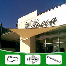 Kit di Fissaggio e Installazione, 40 Pezzi Heavy Duty Tenda Parasole Super Sun Shade Vela Hardware Kit l'Installazione per Sicura diTende a Vela Quadrate Rettangolari e Triangolari