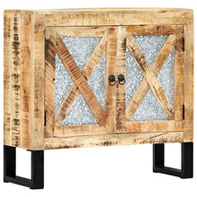 FAMIROSA Credenza 80x30x76 cm in Legno Massello di Mango