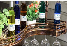 COLiJOL Scaffale per Vino Scaffale per Vino Scaffale per Vino Scaffale per Bar Scaffale a Muro, Scaffale per Bicchiere da Vino Portaoggetti (Dimensioni: 60Cm),100 cm,100 cm