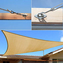 Kindax Kit Montaggio per Vela Parasole da 40 pezzi, Ganci per Tende Sole in Acciaio Inossidabile, Kit Completo per Installazione Le Vele a Quadrate o Triangolari