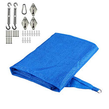 Triangolo Sand Sole Ombra Vela Canopy Blocchi UV Tenda da Sole, Impermeabile Patio per Esterni Giardino del Cortile del Cortile Sunscreen Calancy Sunsail,5.03 * 5.03 * 5.03M
