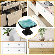Struttura dell'acquerello Pomelli per Porta Set di 4 Pomelli per Mobili Manopole per Cassetti Cucina Armadio Vetro