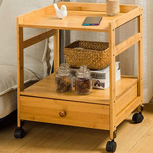 ZFB8B Comodini Movable Divano Laterale Mobile ad Angolo Tavolino con Ruote Nanzhu Camera Comodino 1PCS