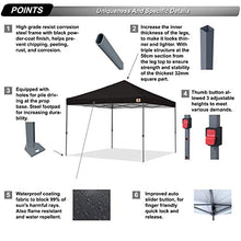 Abccanopy Tenda parasole, gazebo, da esterno, facile elevamento,10x10 serie blocco centrale