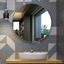 JoinBuy.R - Specchio da parete per bagno, spessore rotondo (Dimensioni: 70 cm)