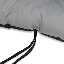 SuperKissen24. Set di 2 Cuscini per Sdraio 123x48 cm da Esterno ed Interno Resistente e Comodo per Sedie Reclinabili, Spiaggine e Poltrone da Giardino - Grigio