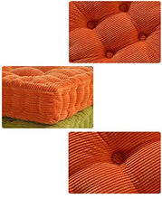 Pillowcase Cuscino per Sedia ordinario, Cuscino per Sedia da Ufficio, Cuscino per Supporto da Giardino, Arancione, Cuscino per Sedia in 1 Pezzo, 38 * 38 cm
