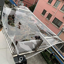 MAHFEI Telone Telo Copertura, Trasparenza del 99,99% Telo Impermeabile Esterno con Occhiello Copertura del Baldacchino Isolamento delle Piante per La Serra PVC Spesso 0,3 Mm