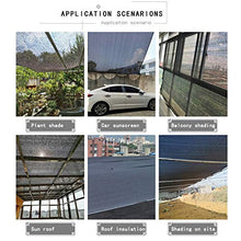 TYHZ Telo Ombra 80% Sun-Block Shade Shade Panno della Rete della Maglia con Occhielli for Garden Patio, Nero Telo Parasole (Size : 4X6m)