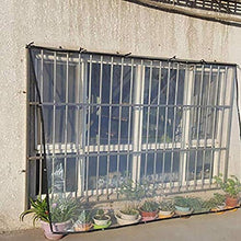 QI-CHE-YI Trasparente telone Impermeabile Tenda del Balcone succulente Fiori Isolamento baldacchino telone Tenda a Vela,2x8m