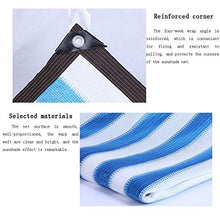 HTL Durable NA Blue Shade Reti, ispessito criptato Shading Cloth, utilizzato per isolamento termico, raffreddamento e protezione solare reti su balconi, cortili e tetti. 90% Ombreggiatura, blu, 4M4M