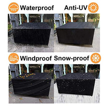 HUACHENG Copridivano Nero per Esterni Mobili da Giardino per Patio Coprisedili Impermeabili Coprisedili per sedie da Neve per Divano Copridivano Antipolvere-Argento, 220X220X85cm