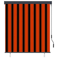 FAMIROSA Tenda a Rullo per Esterni 140x250 cm Arancione e Marrone