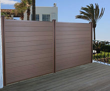 Mendler Pannello supplementare frangivento Privacy Sarthe WPC 188cm Marrone