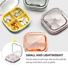 DOITOOL Contenitore per pillole da viaggio, 1 pezzo, contenitore per pillole, organizer per medicine, mini scatola
