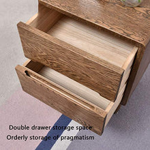 Comodini In Legno Massello Color Noce Rovere Protezione Ambientale Doppio Disegno Semplice Protezione Ambientale Vernice Spray