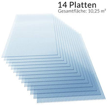Deuba Lastra alveolare policarbonato x14 Spessore 4 mm trasparente 10,25 m²