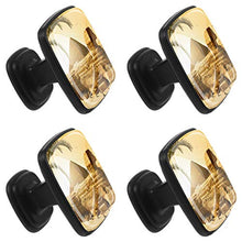 Sfinge egiziana piramide Palma Pomelli per Porta Set di 4 Pomelli per Mobili Manopole per Cassetti Cucina Armadio Vetro