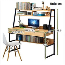 JINPENGRAN Scrivania per Studenti di casa Semplice scrivania da Ufficio con scrivania Semplice,100 * 48cm