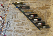 DanDiBo Scaffale per Vini Porta-Bottiglie Diagon 100 cm in Metallo Scaffale Porta-Bottiglie Bar (Versione Destra)