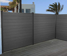 Mendler Frangivento Pannello Privacy Sarthe WPC 195cm Antracite