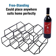 Wine Rack impilabile, Rete 7 Bottiglia impilabile Wine Rack risparmiatore dello Spazio Protector controsoffitto Libero Basamento del Wine Rack