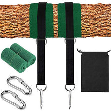 Katigan Kit di Cinghie per Appendere Le Altalene Sull'Albero per Amaca All'Aperto 5Ft con Ganci di Bloccaggio per Il Gioco del Cortile con Giardino