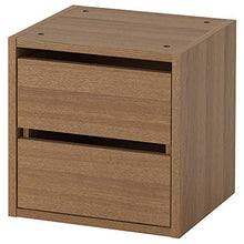 Cassettiera VADHOLMA 40x37x40 cm marrone/frassino tinto