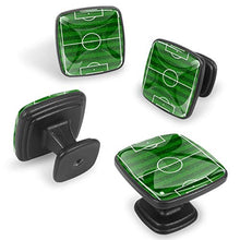 Campo da rugby Pomelli per Porta Set di 4 Pomelli per Mobili Manopole per Cassetti Cucina Armadio Vetro