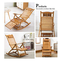 WUTONG Poltrona da Campeggio Lazy Chair Sedia a Dondolo da Pesca Barbecue Reclinabili Pieghevole Leggero, occupa Poco Spazio, Rivetto Solido più Solido