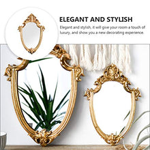 WINOMO Retro Hanging Specchio Trucco di Bellezza Specchio Specchio del Bagno Specchio della Decorazione della Casa Ornamento D' Oro