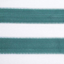 Copertura in Rete in Tessuto Parasole, Copertura da Giardino per Copertura in Rete Domestica per Posto Auto Coperto, Design a Strisce Verdi e Bianche con Bordi Spessi