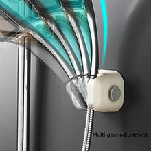 shunbang yuan Doccia Supporto della Testina Regolabile soffione Staffa a Parete di plastica fissato al Bagno Hanger, Bianco
