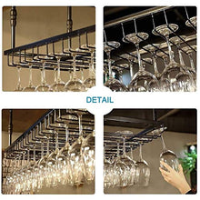 Rastrelliere per Bicchieri da Vino Portabicchieri retrò Tazza del Goblet - Sospensione Portabicchiere per Vino, Retro Stand Appeso in Ferro battuto, Scaffale per la Decorazione del soffitto per Bar /