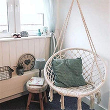 PIJN Amaca Sedile in Legno Intrecciata Ad Hammock A Maglia Amaca Portatile