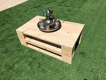 Tavolo da salotto con pallet nuovi, tavolo vintage, rustico