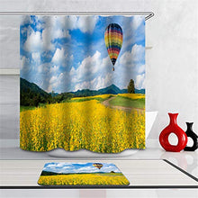 LIYAN Combinazione Bagno. Immagini Chiare E Colori Vivaci Rendono Il Tuo Bagno Pieno di Vita. Accessori da Bagno. Fiore Giallo. Mongolfiera.